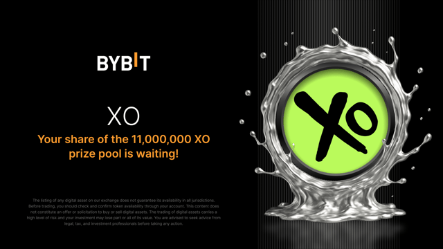 XO Token Splash: Trade to win your share of the 11,000,000 XO prize pool!